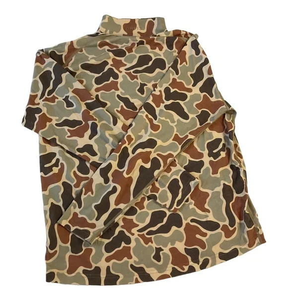 NWT Orvis Camouflage Lightweight Long Sleeve Camo Pattern Pullover Shirt Large - Picture 8 of 8